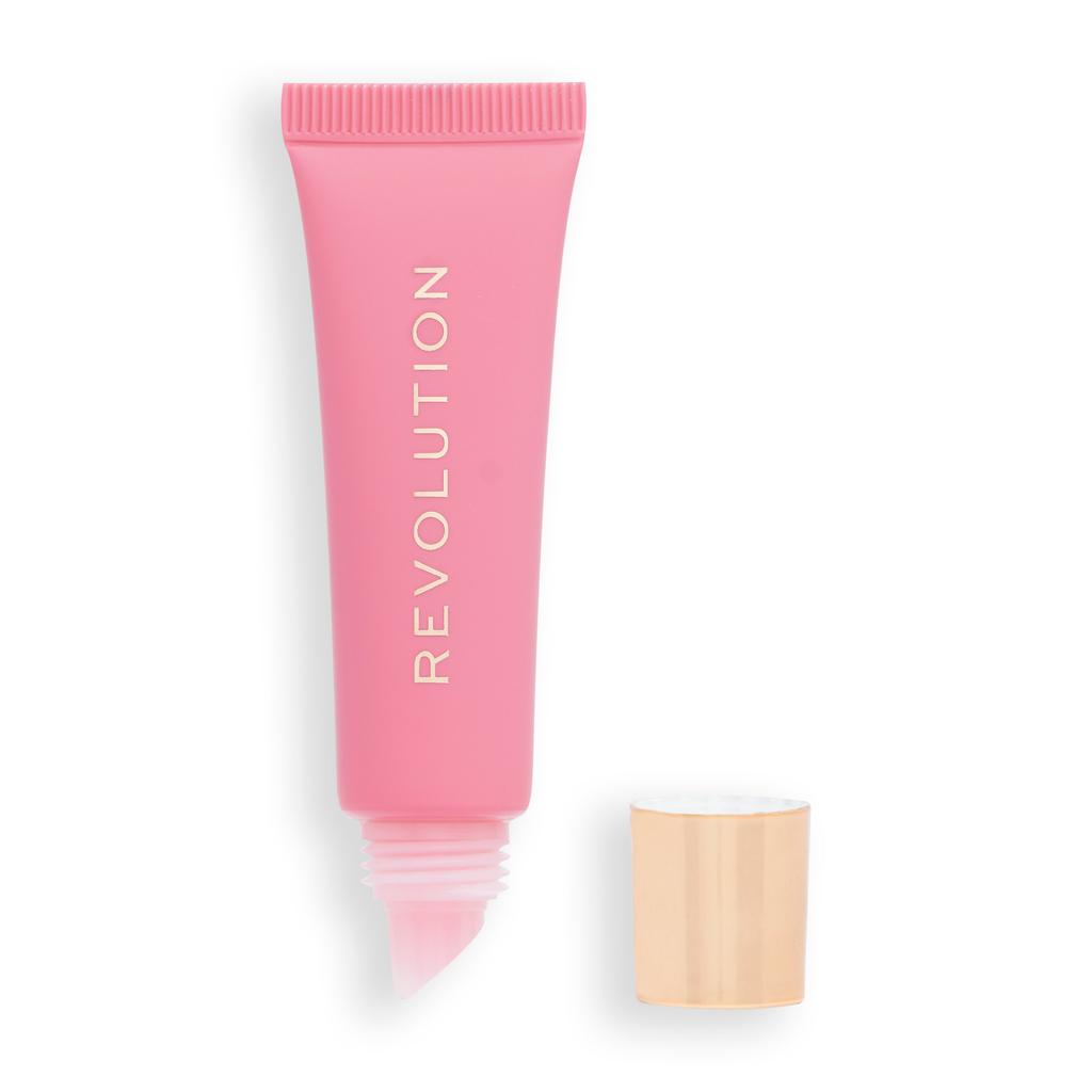 Revolution juicy peptide lip balm in pink strawberry