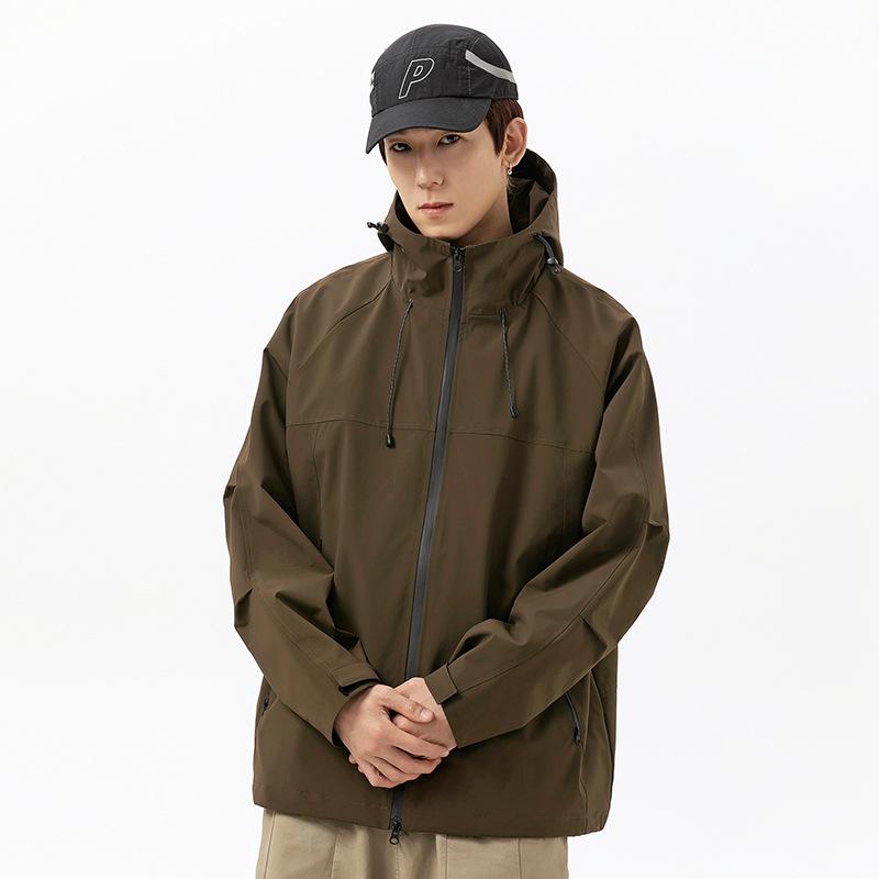 

Куртка мужская тонкая куртка весенняя модная новая куртка универсальная повседневная пара трендовая куртка с капюшоном XXXL