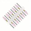 10pc/Set Ceramic Milling Cutter Nail Drill Bits Burr Gel Polish Remove Tools Cuticle Electric Manicure Files Kit Accessories