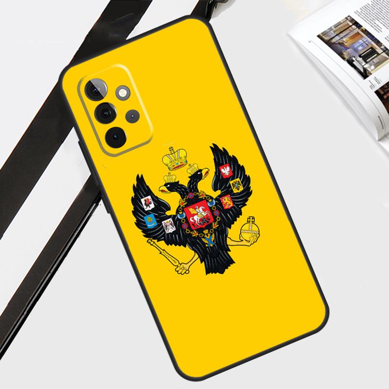 Russian Empire Coat of Arms Case For Samsung Galaxy A55 A35 A15 A56 A36 A26 A16 A06 A54 A34 A14 A12 A22 A32 A52 A13 A53