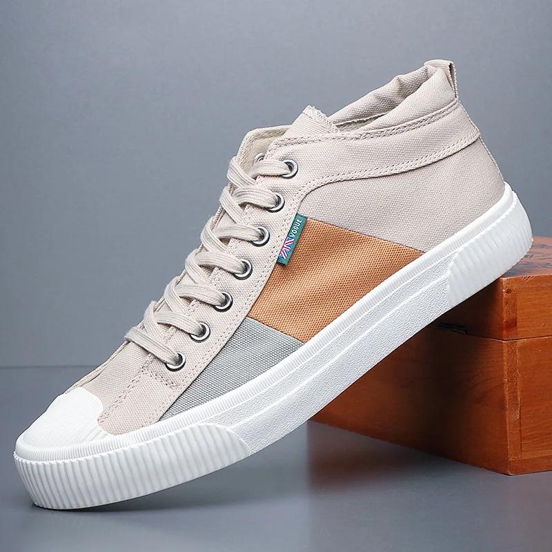Fashion Men Fashion Sneakers Canvas Casual Shoes Man Breathable Men Shoes Big Size Office Footwear Driving Shoes for Men