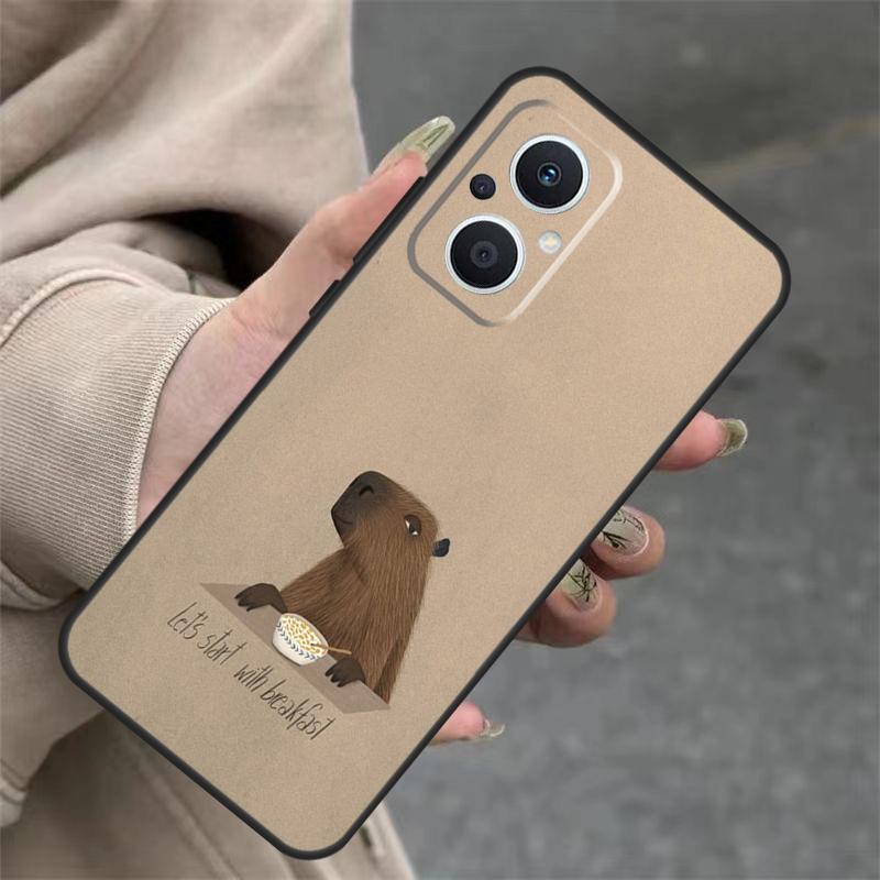 

Animal Capybara Case For OPPO Reno 14 10 11 12 13 Pro 11F 12F 13F 14F 7 8 Lite OPPO Find X9 X8 X5 Pro Cover OPPO Find X6 Pro