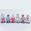 Character Cartoon Ultraman Mini Model Ornament Six Pieces Set For Decor Desktop
