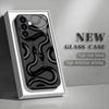 Creative Snake Tempered Glass Phone Case Suitable for Samsung Galaxy S26 S25 S24 S23 S22 S20 FE/Ultra/Plus Anti Drop Back Cover