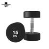 JM Fitness Rubber Coated Dumbbell