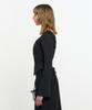 Kimjisu Cross-Draped Top _ Black