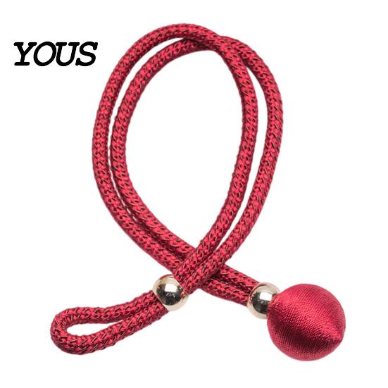 Strong Curtain Fasteners Fabric Tiebacks, Windows Hold Back, Holdbacks, Decorative Ties Holder Rope for Home Essential Bedroom Living Room Easy To Use