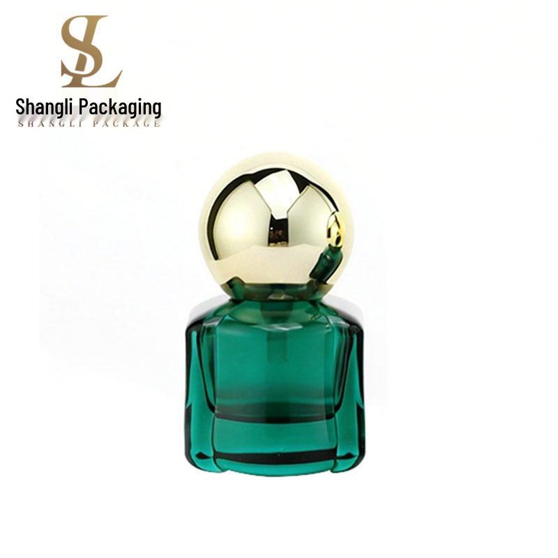 30ml Irregular Snow Doll Press-Type Serum & Lotion Dispensing Bottle 30ml Injection Molded; Transparent Glass
