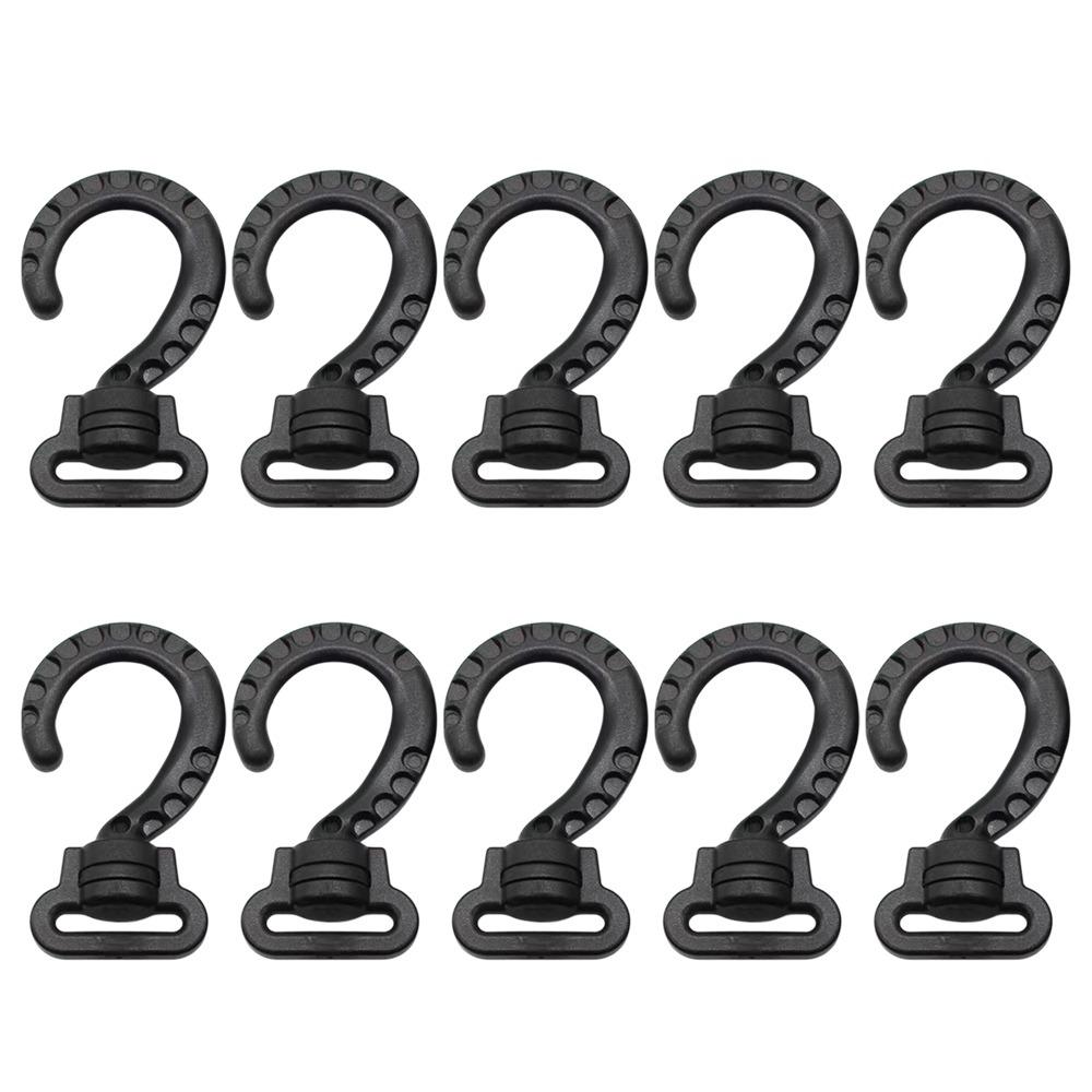 10pcs Large Outdoor Tent Hook S-Shaped Hanging Hooks  for Luggage Webbing Bag Backpack