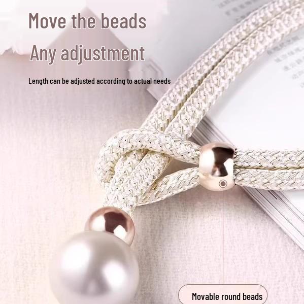 New Arrival: Magnetic Pearl Curtain Tiebacks - No Drilling Required