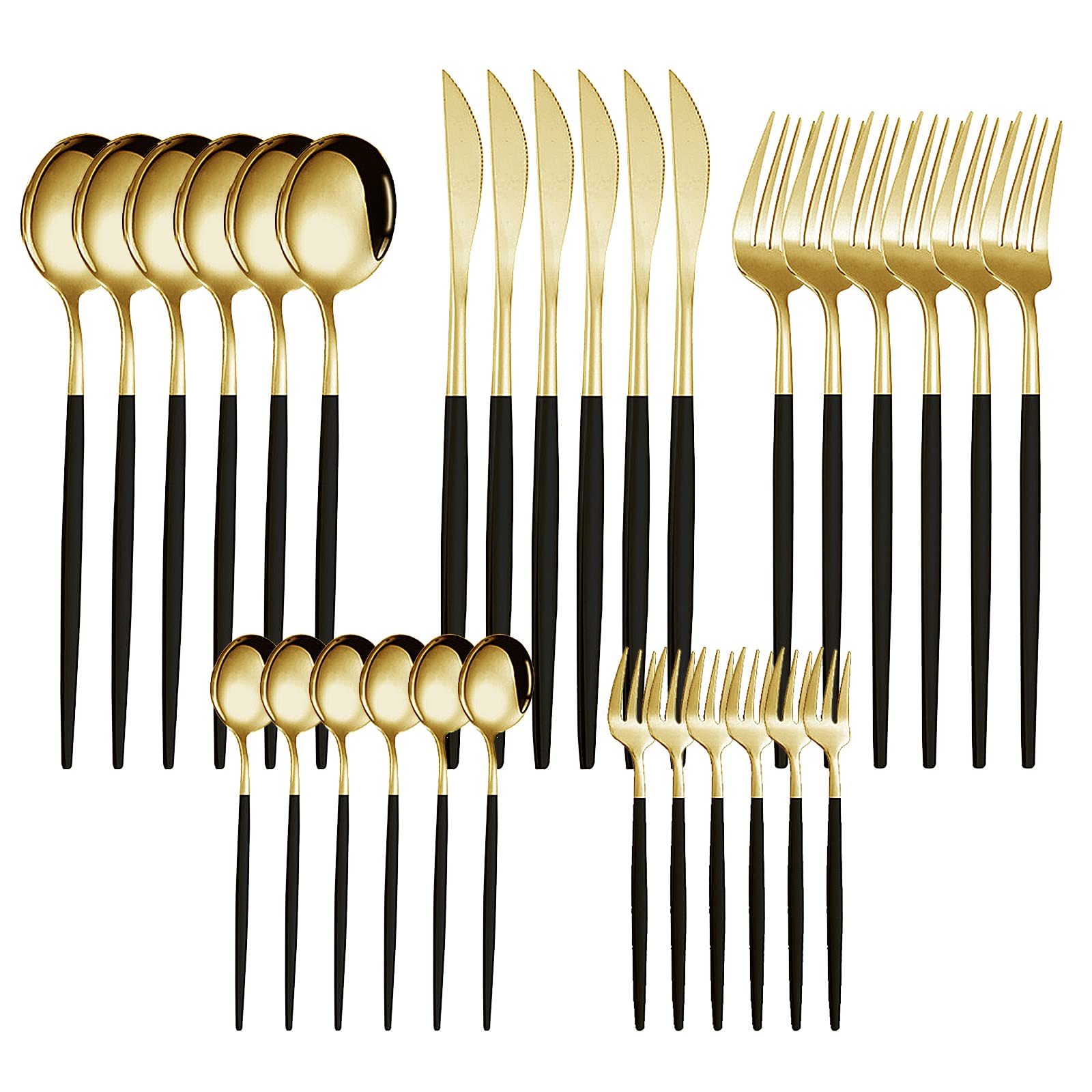 

TeamSky Столовые приборы Нержавеющие столовые приборы Посуда 3 цвета на выбор Cutipol Западная посуда для дома Посудомоечная машина Столовая посуда Ужин Кухня Свадебный подарок