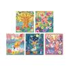 Coffret mini-canes à coller jardin secret - les ateliers du calme - 5 tableaux - kit loisir créatif enfant - dès 7 ans