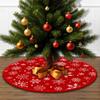 Snowflake Christmas Tree Skirt Ornament
