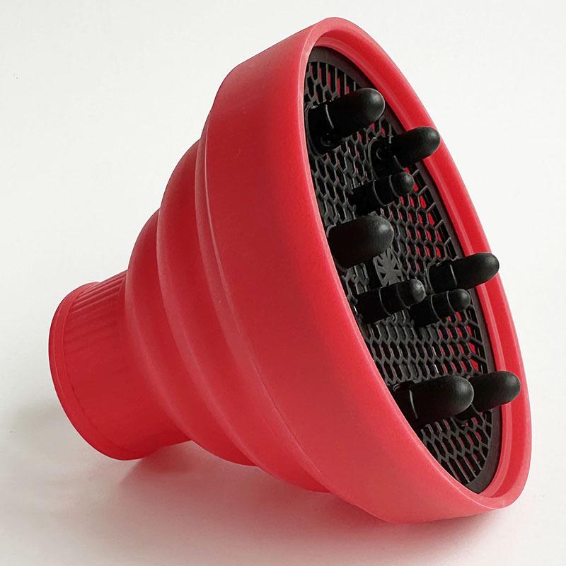 Silicone Foldable Hair Dryer Diffuser Cover Temperature Resistant Silicone Hair Styling Tool Special For Real Hair Wigs