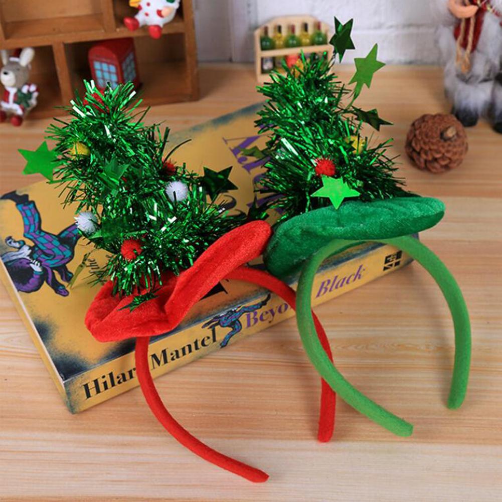 Fashion Christmas Tree Headband Perfect Decoration Headwear for Party Festival