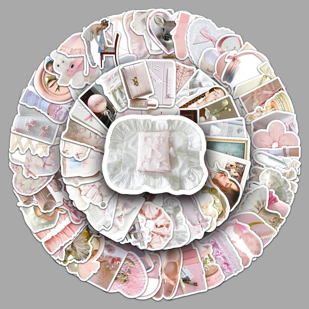 Ballet Style Cartoon Stickers: Creative Waterproof Decorations for Phones & Journals