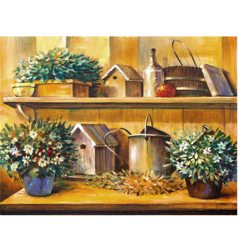 Full 5D Diy Diamond Painting House Scenery Diamond Embroidery Kits Full Lay Cross Stitch Home Decor Handmade Gift