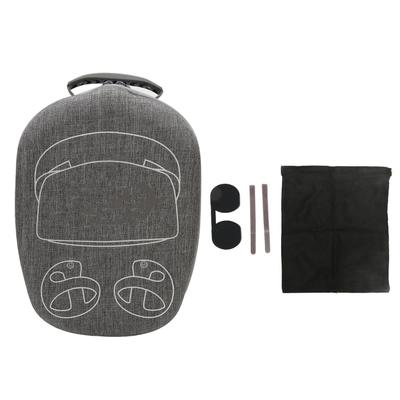 VR Headset Travel Case EVA Gray Anti Fall Portable VR Carrying Case for PS VR2 Headset with Lens Protector Cover