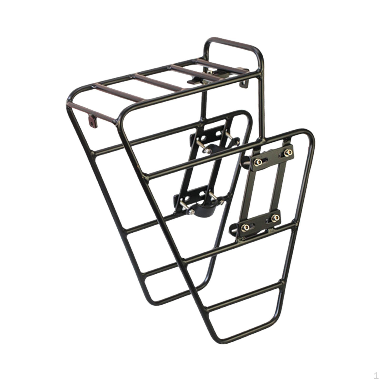 

Front Rack, Aluminum Fork Luggage Trunk Carrier Without Net Bag