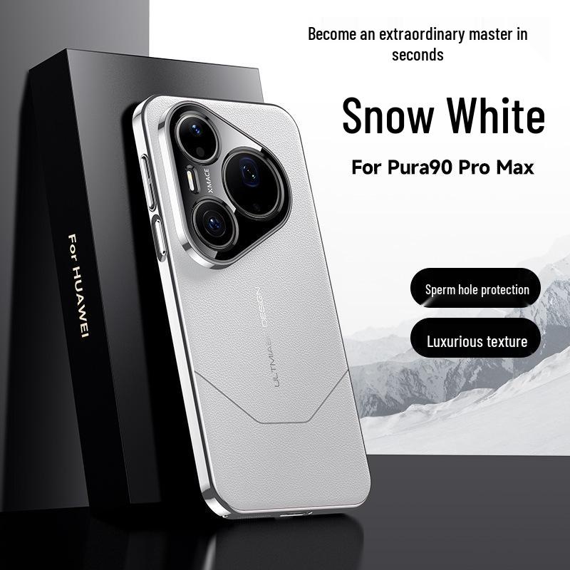 

Master RS Compatible Huawei Pura 90 Pro Leather Texture Drop-Proof Protective Case Huawei Pura 80 Ultra