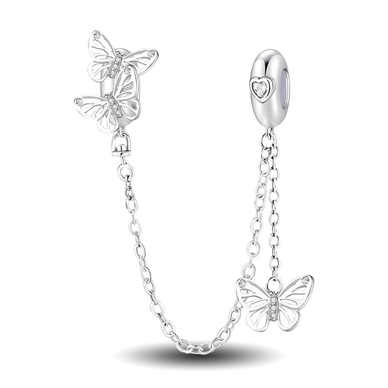 Original Copper Charms Beads Glowing Luminous Bee Firefly Butterfly Pendant For Bracelet Bangle Charm Diy Jewelry