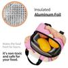 Strawberry Ice Cream Insulated Lunch Bag for Women Kids Portable Food Boxes Thermal Lunch Box Tote