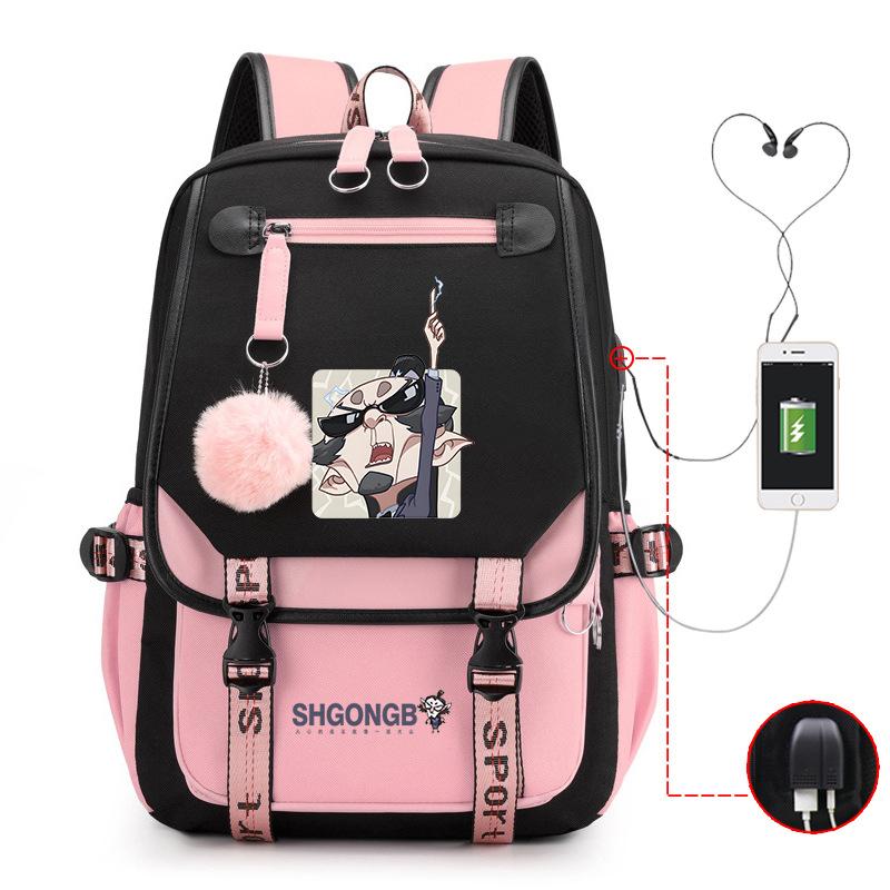 Movie Shengong Leopard Shiji Empress Cartoon School Bag Primary and Secondary School School Bag Large Capacity Campus Versatile Leisure Backpack