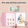 Watercolor Painting Set Coloring Book Dipping Pen Coloring Pigments Watercolor Pigments Drawing Supplies for Students