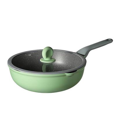 Chui Da Huang 30cm Bamboo Green Stone Nonstick Wok