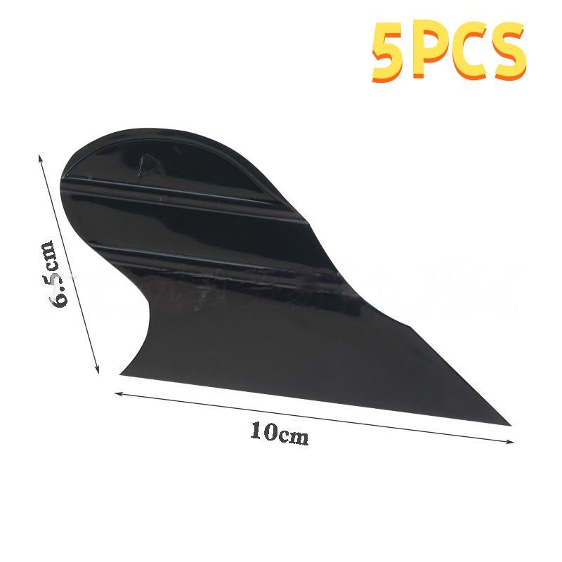 

5Pcs Different Hardness Scraper Window Tint Carbon Film Installation Edge Plug Tool Vinyl Car Wrap Stick Squeegee Kit чёрный