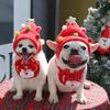 New Year Party  Clothes Accessories Gift Funny Dog Christmas Hat Pets Santa Bibs  Cosplay Costume Puppy Cap Cute Cats Bandana