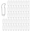 50Pcs Plant Trellis Connecting Buckles Steel Connecting Buckles for Bamboos Canes Garden Canes Connectors Mounting