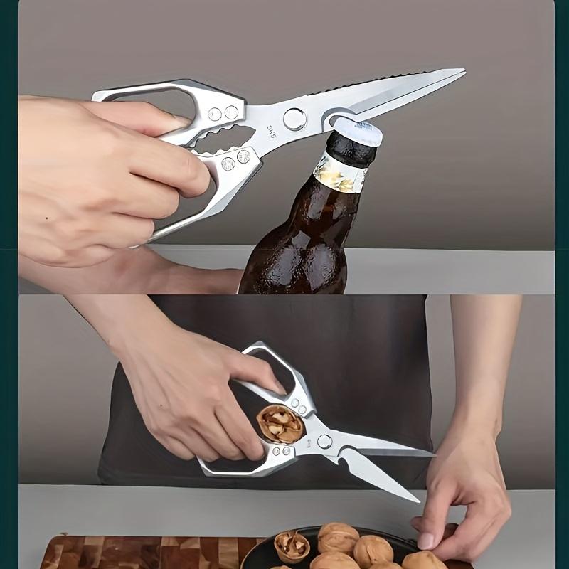 Kitchen Scissors, Professional Multi-Functional with Ergonomic Handle, Durable Structure, Stainless Steel Meat, Poultry, Fish, Bone Cutting Scissors