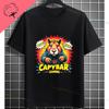 Funny Gamer Capybara Graphic Tshirt Cool Black Casual Tee With Fashion Glasses  Video Game Controller Design For All Seasons