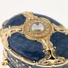 Chest Trinkets Jewelry Box Storage Studs Ring Holder Case