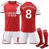 Jugendliche Kinder Erwachsene Benutzerdefinierter Name Fußballtrikots 2026-27 Arsenal Heim #8 ØDEGAARD Sport Trainings Trikot Set mit Socken