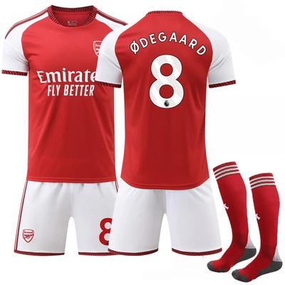Teens Kids Adults Custome Name Football Kits 2026-27 Arsenal Home #8 ØDEGAARD Sport Training Jersey Set with Socks
