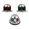 Boat Navigation Light Lamp Electric Equipment Round Housing Warning Light for Boating Dinghy Pontoon Sailboats Speedboat
