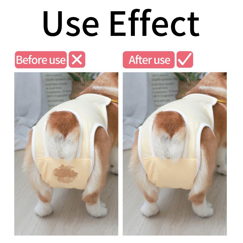 30 pçs fraldas para cães femininos shorts calcinhas fraldas para cães almofadas sanitárias femininas calças fisiológicas descartáveis ​​para cães