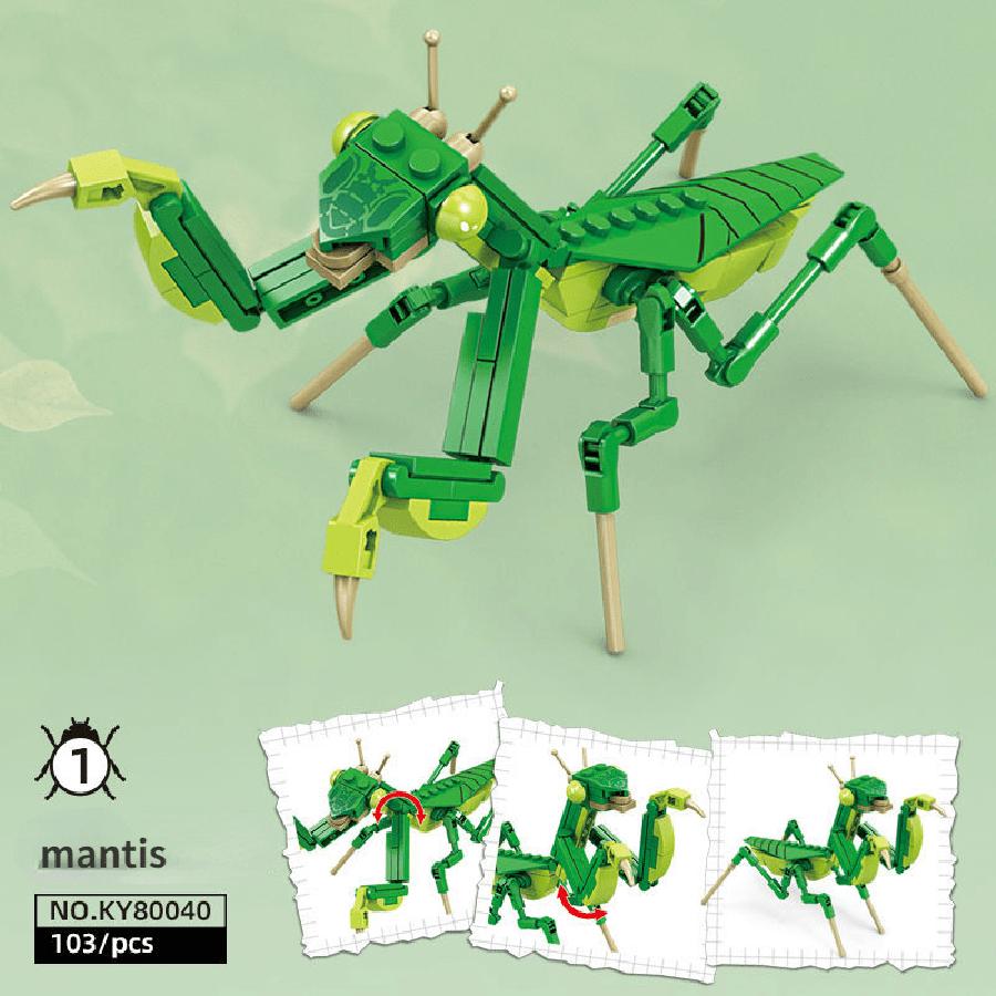 Μοντέλο Ορχιδέα Μάντης Συναρμολογημένα Κτίρια Μπλοκ Μοντέλο Σφήκας Μικρό Ζώο Συλλογή Εντόμων Μοντέλο Παιχνίδι Μέλισσα Κτίρια Μπλοκ Μοντέλο Συναρμολόγησης Μοντελισμός