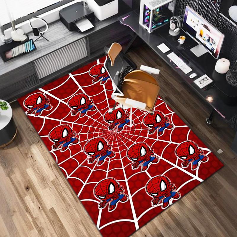 1PC Spider-Man Rug - home decoration Carpet For Living Room Bedroom Flooring Computer Chair Area Rug
