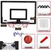 Punch-Free Foldable Basketball and Volleyball Hoop for Kids - Indoor/Outdoor Wall-Mounted Dunk Board