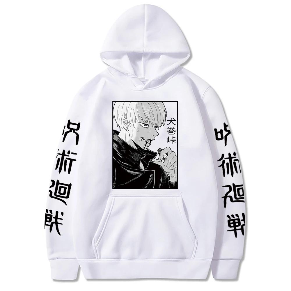 Manga Hoodie Men Anime Inumaki Toge Pullover Sweatshirts Unisex Casual Sports Tops Anime Hoodie for Men Fleece Jogging Top