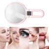 Magnifying Mirror Folding Handheld Mirror Double Sided Pedestal Mirror Travel Makeup Mirror - 15x/white