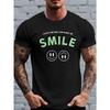 European Size Men'S T-Shirt, Casual Top for Men, Summer Comfortable Breathable Short-Sleeve T-Shirt, Fashionable Men'S Casual Wear for Summer