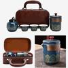 Shangqi Ceramic Vintage Portable Tea Set