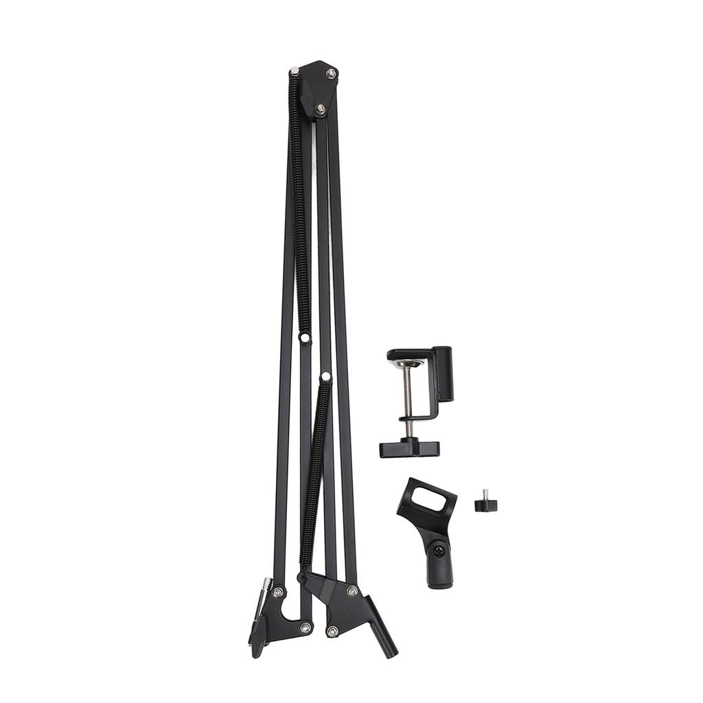 Microphone Arm Stand Steel 360 degrees  Flexible Adjustment Noise Reduction Mic Arm for 3kg Microphone