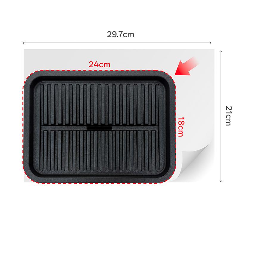 TEFAL GC5711 COMPACT MINI GRILL 1100W WHITE