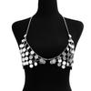 Sexy Bikini Accessories Tassel Chest Chain Body Chain Handmade Star Sequin Hot Girl Chest Ornament