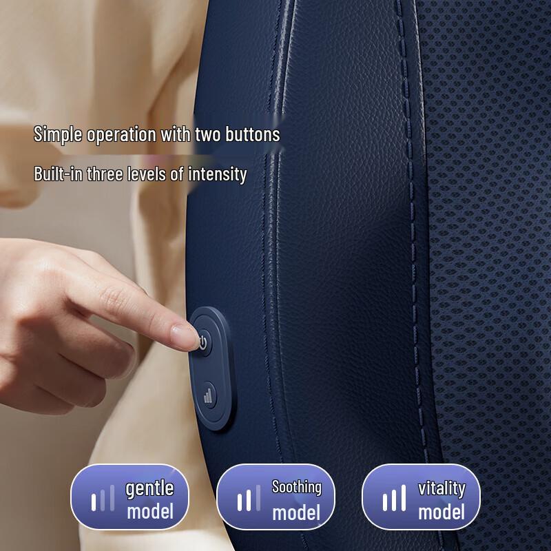 Aux Cervical Neck & Shoulder Massager Pillow with Heat